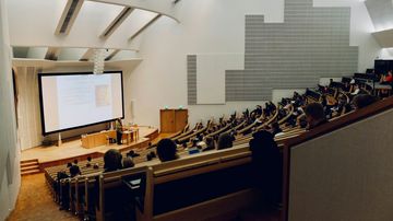 Lecture theatre at a university