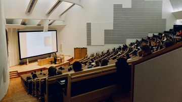 Lecture theatre at a university