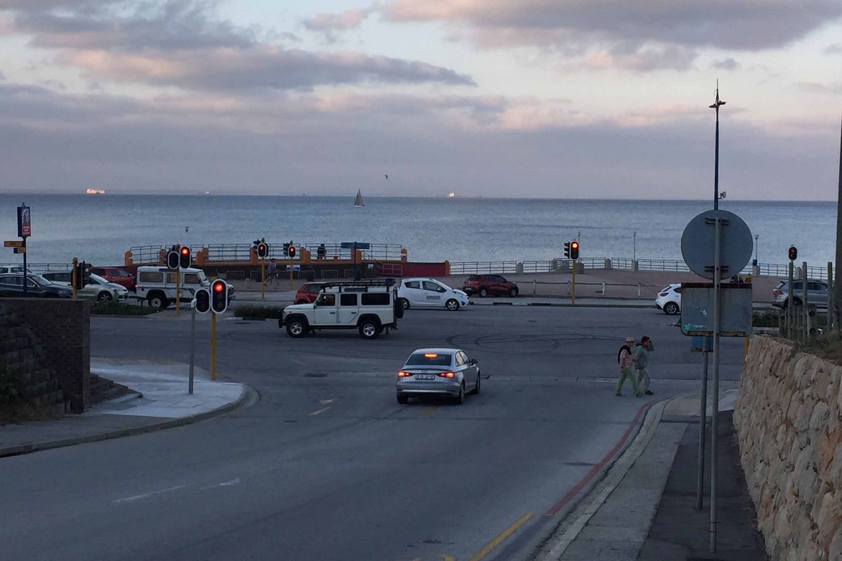 Road to the sea in Gqeberha/Port Elizabeth