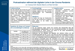 PDF of the poster Procrastination during digital teaching in the corona pandemic