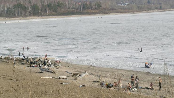 Beach in Novosibirsk
