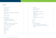 You can see a screenshot of the table of contents of the sustainability report.