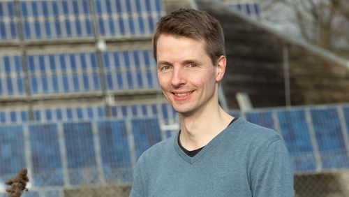 Portrait of physicist Jan Vogelsang 