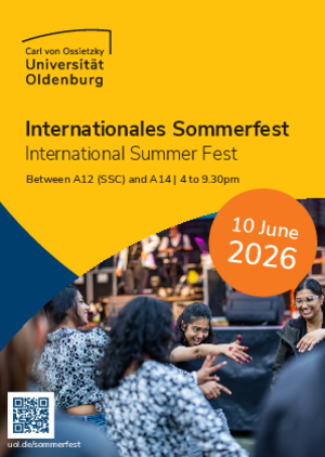 Flyer mit Programm zum Internationales Sommerfest 2026