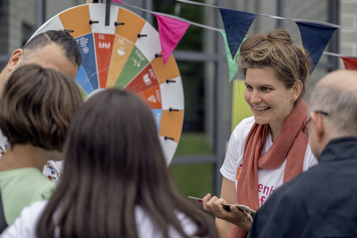 Stand vom Aktionsbündnis "Oldenburg handelt fair"