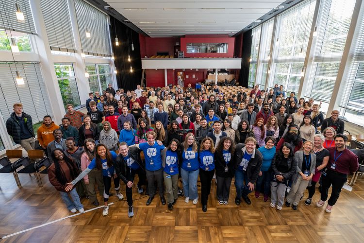 Gruppenbild während des Empfangs der Welcome Week 