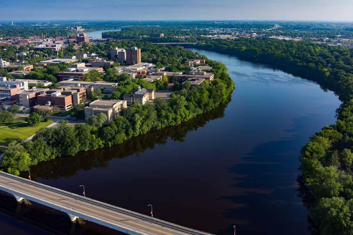 St. Cloud State University from above