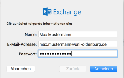 outlook for mac disconnected internet exchange