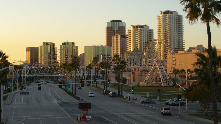 Skyline von Long Beach