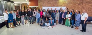 Gruppenbild Delegationsbesuch in der Nelson Mandela University in Gqeberha