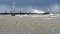 Storm surge in Wilhelmshaven