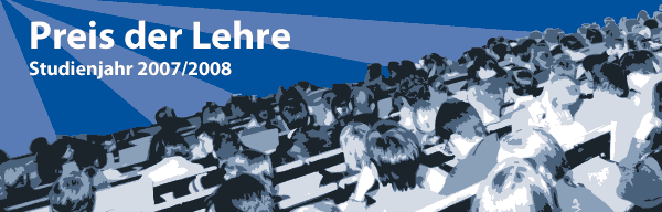 Flyer für den Preis der Lehre im Studienjahr 2007/08