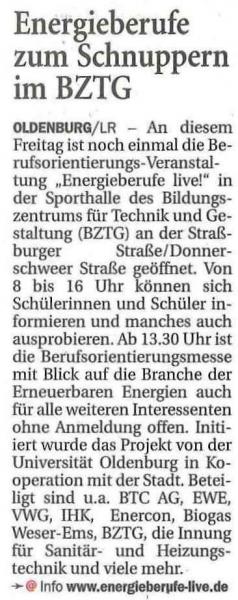 05.Maerz 2010 Nordwest Zeitung