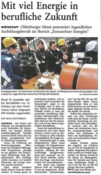 05. Maerz 2010 Nordwest Zeitung