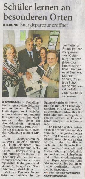 28. Mai 2011 Nordwest Zeitung