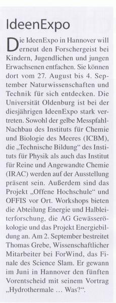Juli 2011 UNI INFO 1