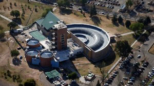 Luftaufnahme der Universidad de Mendoza