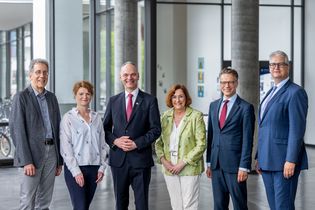 Die sechs Mitglieder des Präsidiums der Universität Oldenburg